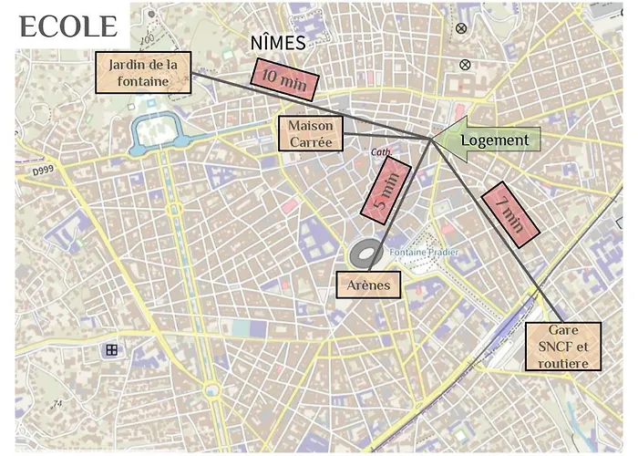 شقة Lumineux Duplex Dans L'ecusson Nimois - Atypique Wifi Hyper Centre